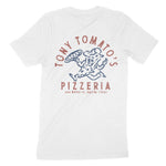 Austin Pizza Time T-Shirt White back