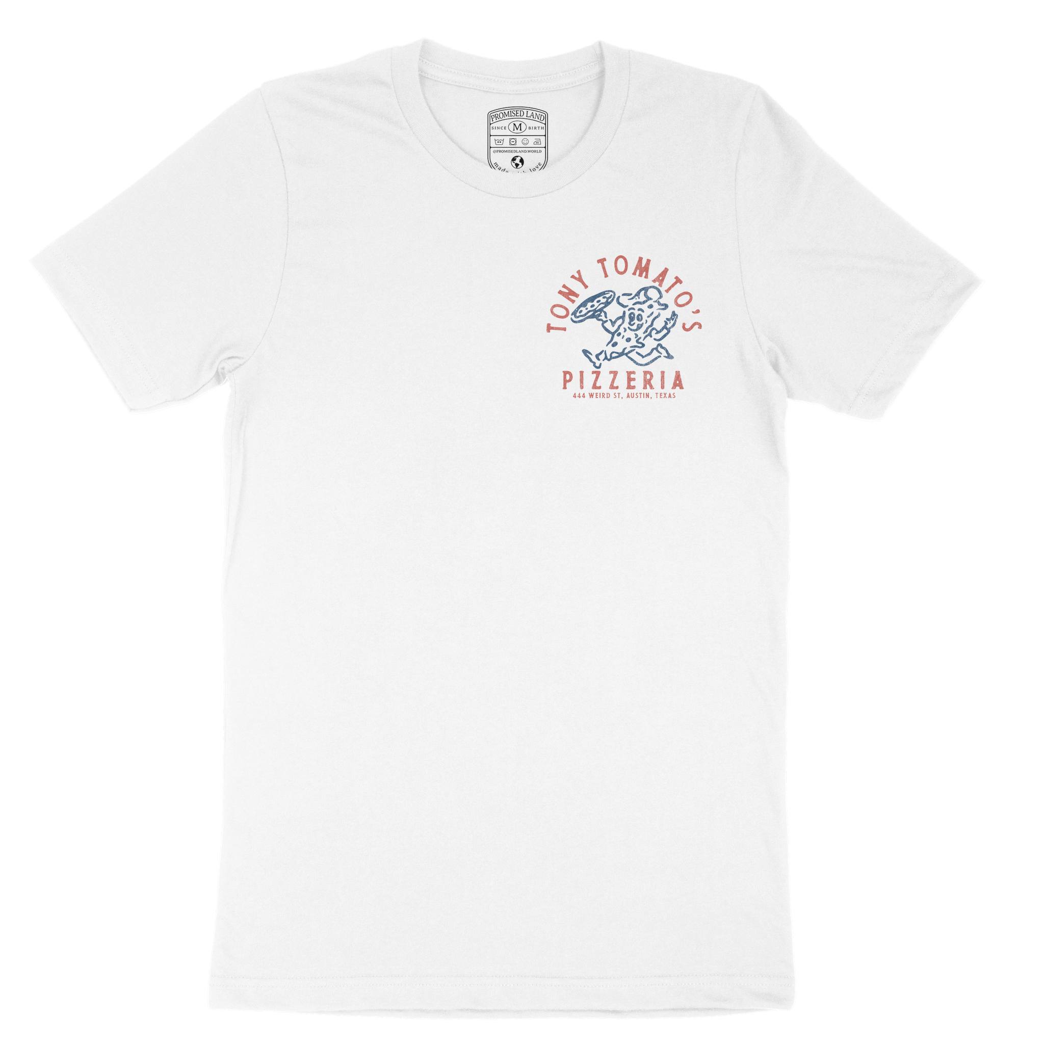 Austin T-Shirt in White - front view