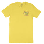 Austin Pizza Time T-Shirt Yellow front