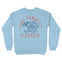 Denver Crewneck in Light Blue - back view