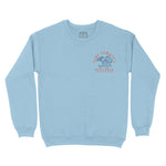 Denver Crewneck in Light Blue - front view