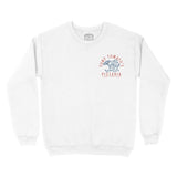 Denver Crewneck in White - front view