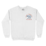 Denver Pizza Time Crewneck White front