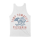 Denver Pizza Time Tank Top White back