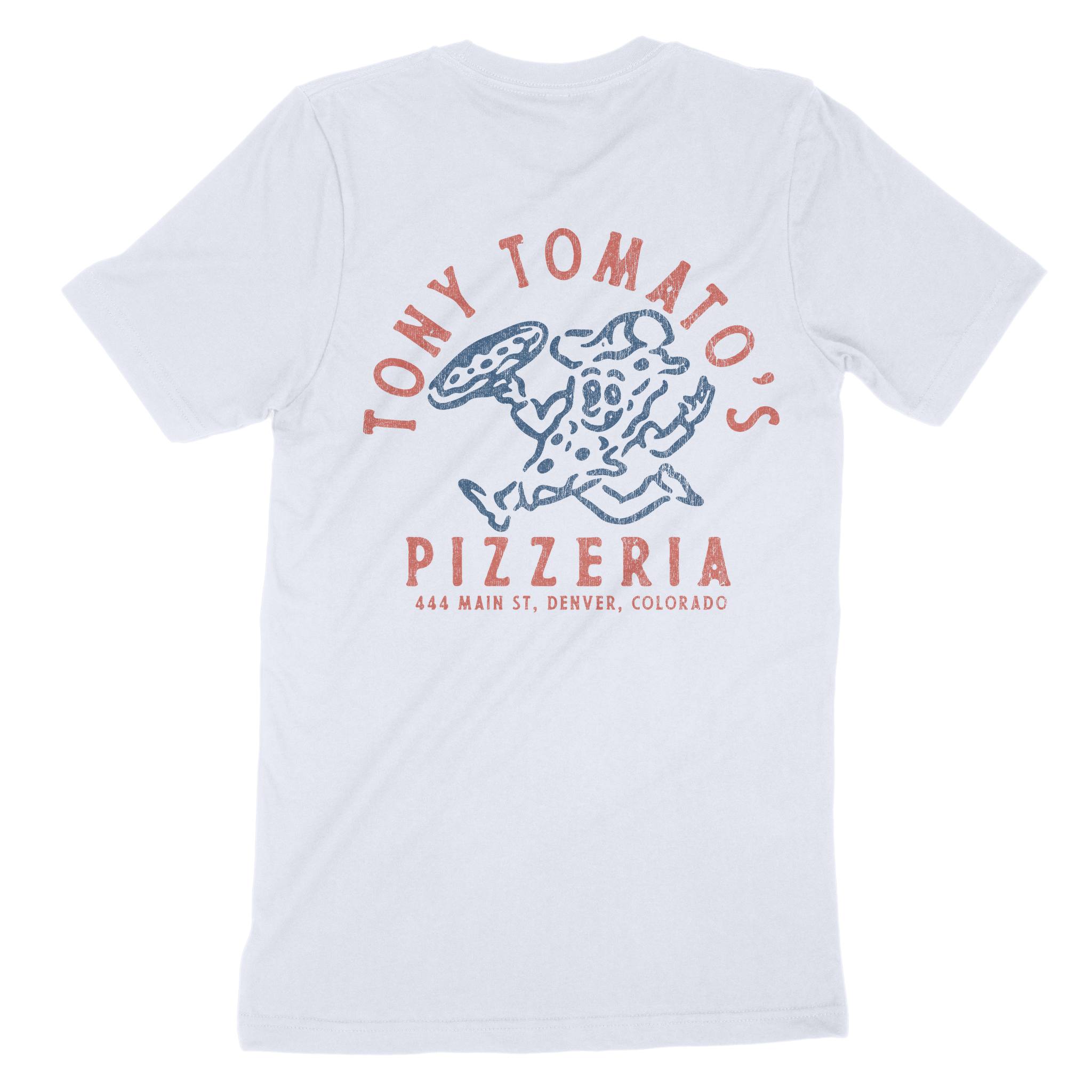 Denver T-Shirt in Light Blue - back view