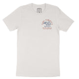 Denver Pizza Time T-Shirt Vintage White front