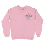 Miami Pizza Time Crewneck Light Pink front