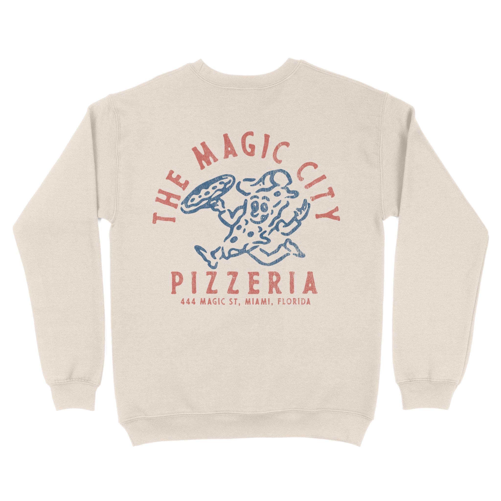 Miami Crewneck in Natural - back view