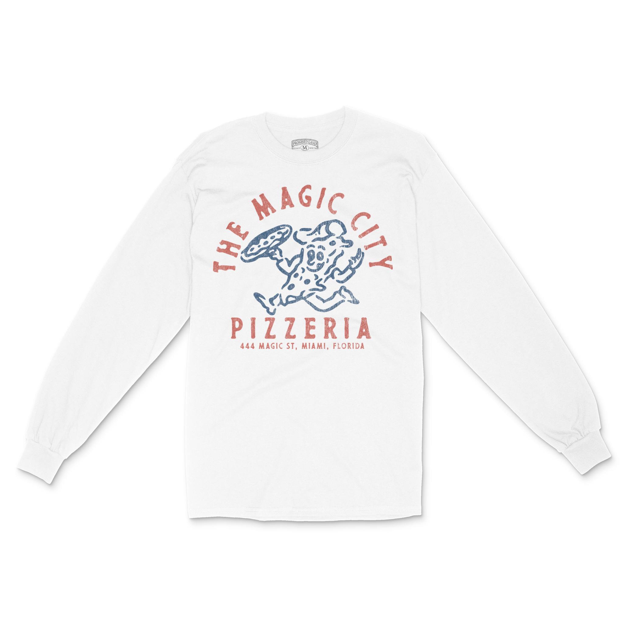 Miami Longsleeve in White - front view