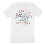 Miami Pizza Time T-Shirt White back