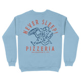 New York Pizza Time Crewneck Light_Blue back