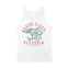 New York Tank Top in White - back view
