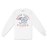 New York Longsleeve in White - front view