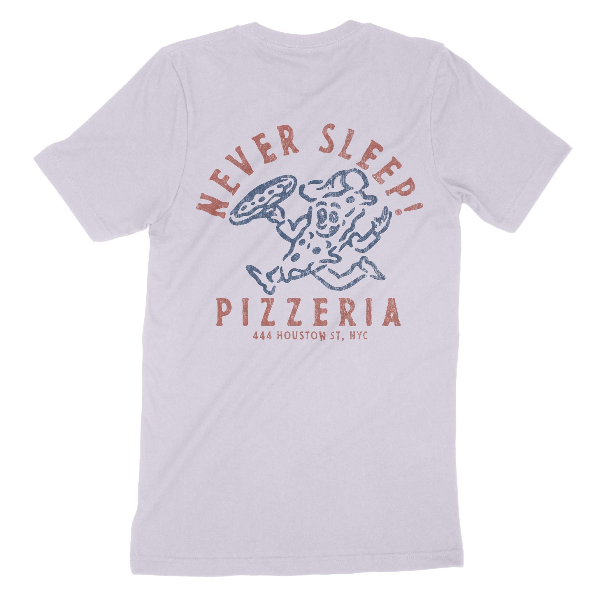 New York Pizza Time T-Shirt Lavender_Dust back