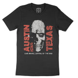 Austin T-Shirt in Black - front view