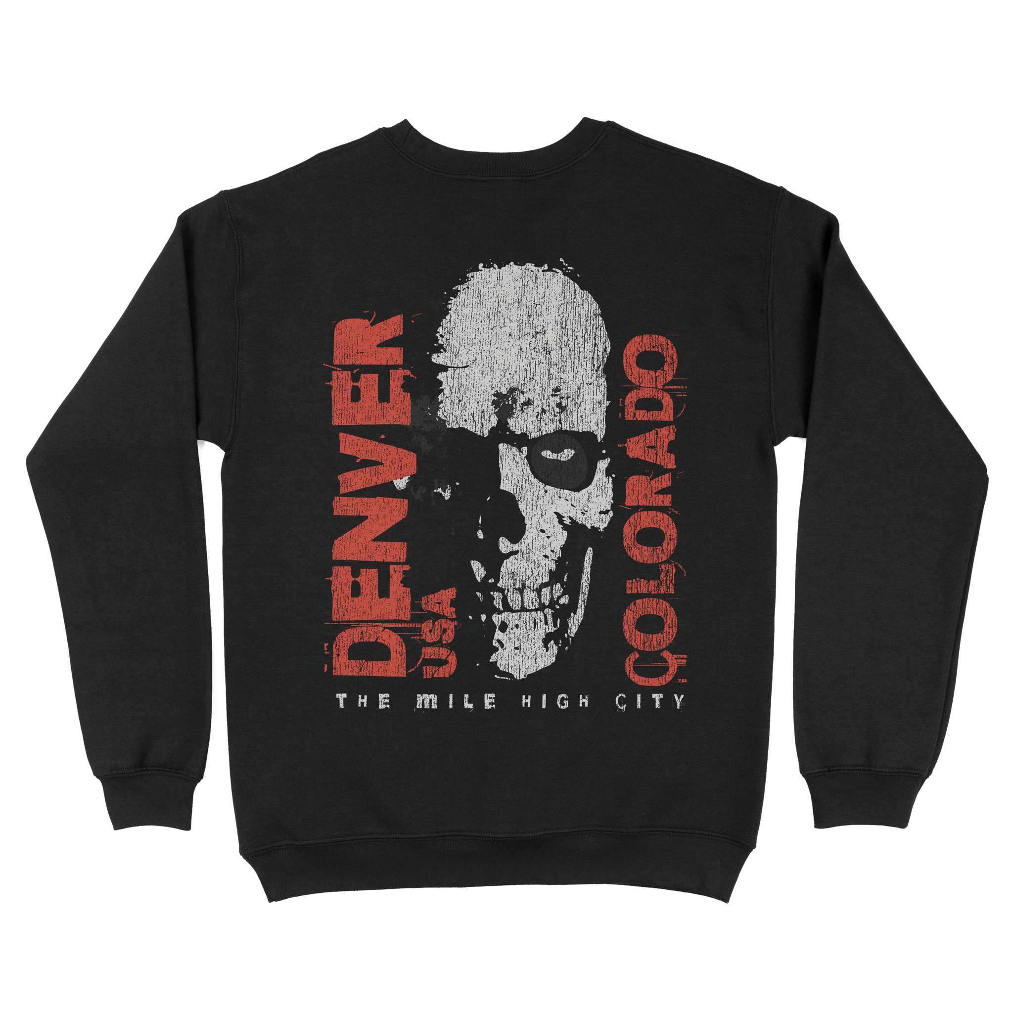 Denver Skull King Crewneck Black back
