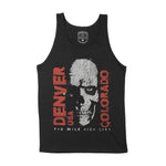 Denver Skull King Tank Top Black front