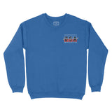 Denver Crewneck in Royal - front view