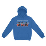 Denver Hoodie in Royal - front view