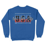 New York Retro Usa Crewneck Royal back