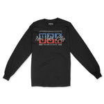 New York Longsleeve in Black - front view