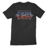 New York Retro Usa T-Shirt Black back