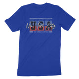 New York Retro Usa T-Shirt True_Royal back