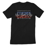 New York Retro Usa T-Shirt Vintage_Black back