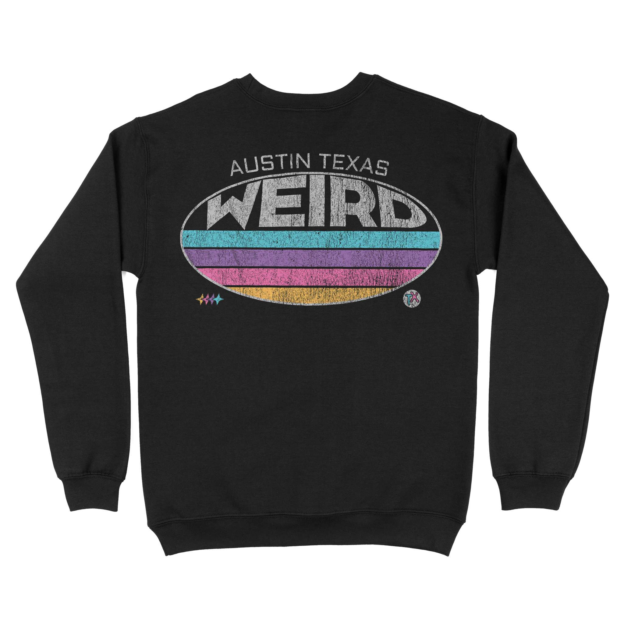 Austin Retro Dude Crewneck Black back