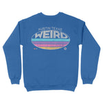 Austin Crewneck in Royal - back view
