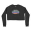 Austin Cropped Crew in Black - front view