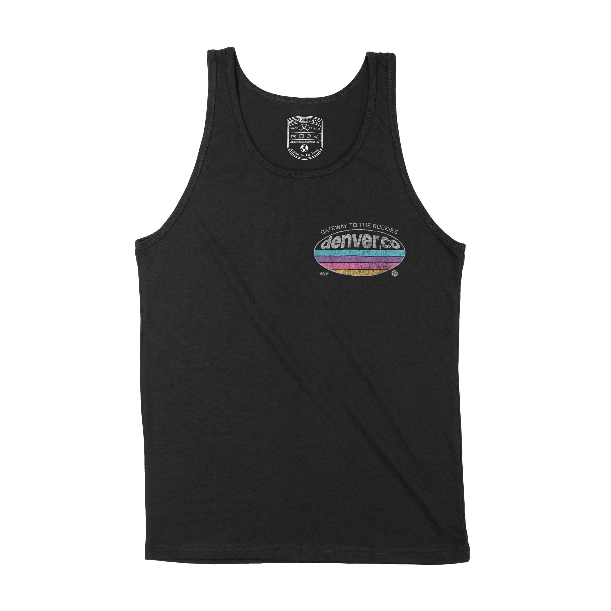 Denver Retro Dude Tank Top Black front