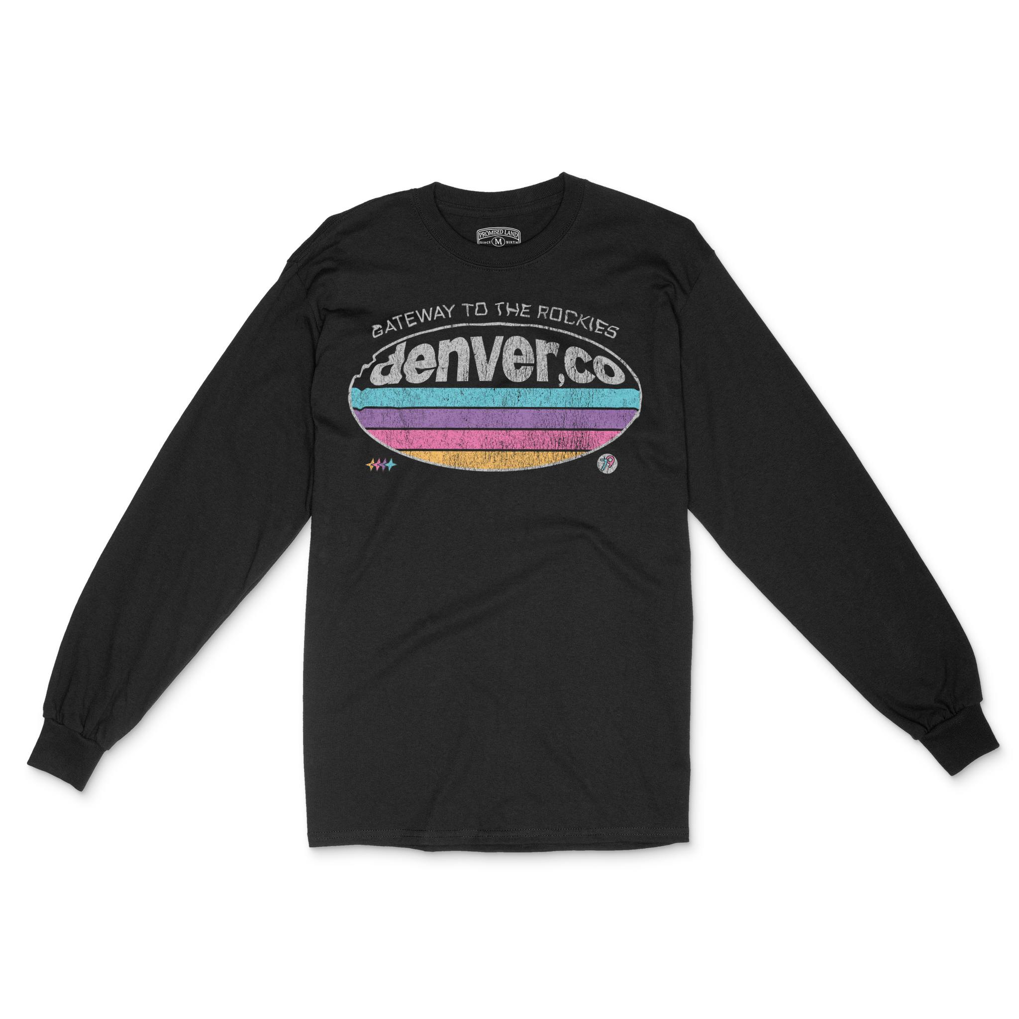 Denver Longsleeve in Black - front view