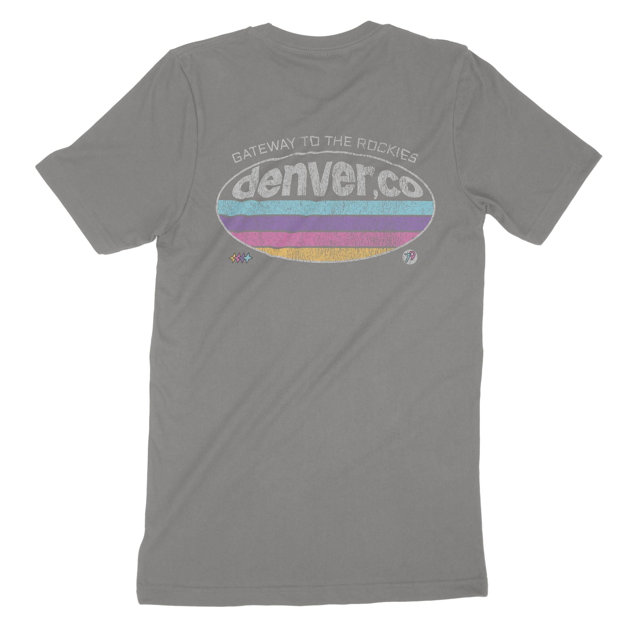 Denver Retro Dude T-Shirt Purple Storm back