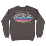 New York Retro Dude Crewneck Dark_Chocolate back