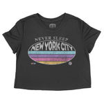 New York Retro Dude Cropped Tee Black front