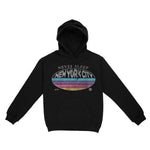New York Retro Dude Hoodie Black front