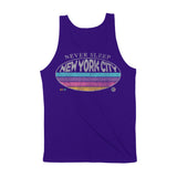 New York Retro Dude Tank Top Team_Purple back