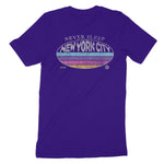 New York Retro Dude T-Shirt Team_Purple back