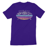 New York Retro Dude T-Shirt Team_Purple back