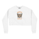 Denver Tigerfly Cropped Crew in White - front view