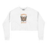 Denver Tigerfly Cropped Crew in White - front view