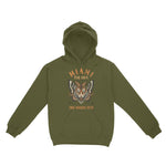Miami Hoodie in Military Green - front view