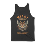 Miami Tank Top in Black - back view