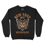 New York Tigerfly Crewneck Black front