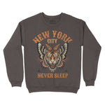 New York Tigerfly Crewneck Dark_Chocolate front