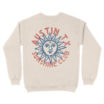 Austin Crewneck in Natural - back view
