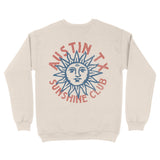 Austin Crewneck in Natural - back view