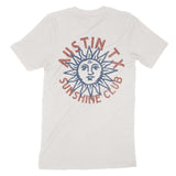 Austin Sun Man T-Shirt Vintage White back
