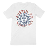 Austin Sun Man T-Shirt White back